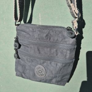Kipling Charcoal Messenger Bag
